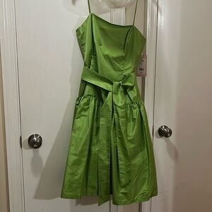 Vintage Lilly Pulitzer Strapless Holly Dress in Limeade